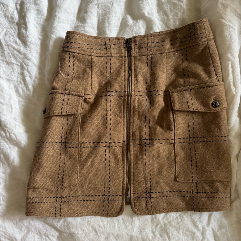 Madewell Tan Skirt NWT